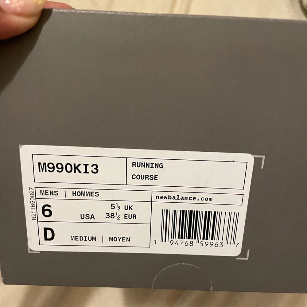 Kith new balance men size 6